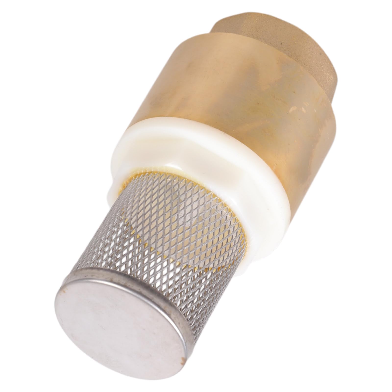 CRFFZ Brass Check Valves with Strainer Filter 3 / 4inch Brass Vertical Check Water Pumps Bottom Backflow Water Pumps Bottom