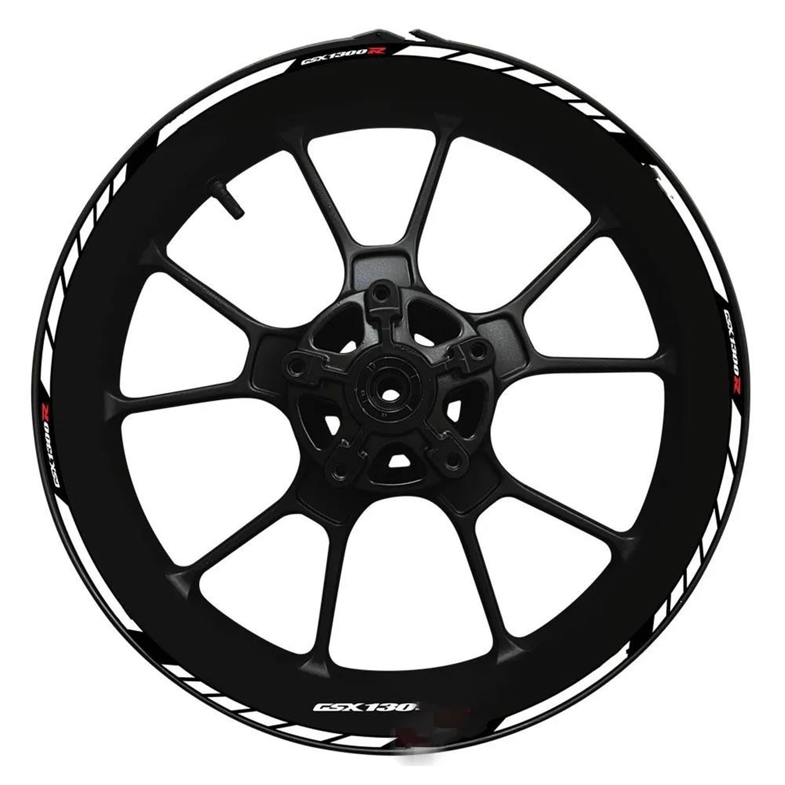 for Suzuki for Gsx-r1300 for Hayabusa for GsxR1300 Motorcycles Wheel Hub Rim Thick Edge Stickers(Style 2)