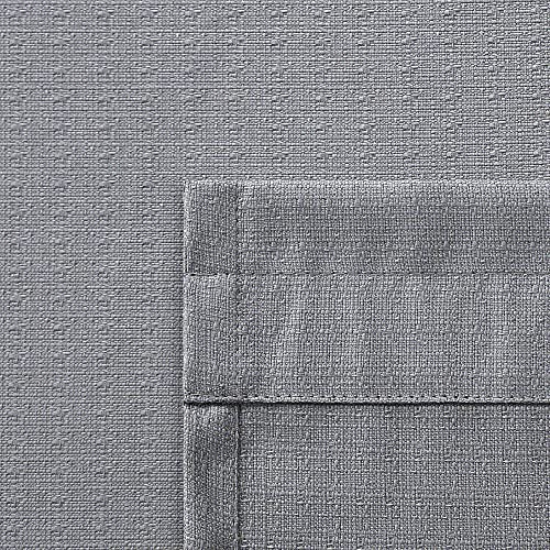 Koufall 30 Inch Long Light Grey Short Curtain Panels With Rod Pocket Semi Sheer Non See Through Light Filtering Privacy Opaque Small Curtains For Bathroom Kitchen 32 X 30 In Length Silver Gray #TOP4