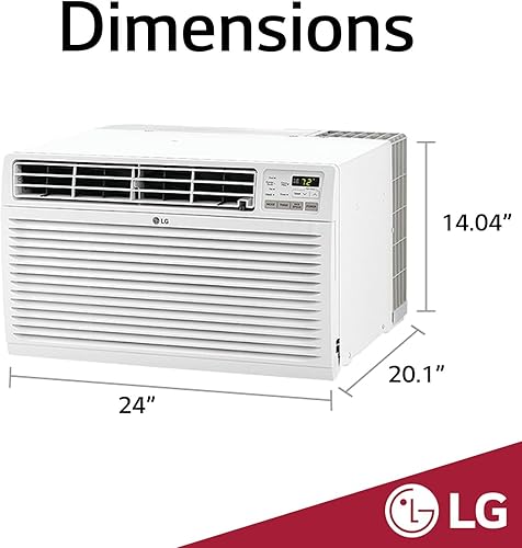 Miniatura 4 de LG LT1016CER 9,800 BTU 115V Aire acondicionado para pared con control remoto Blanco,Blanco brillante,https:/ www.Yaxa/dp/undefined
