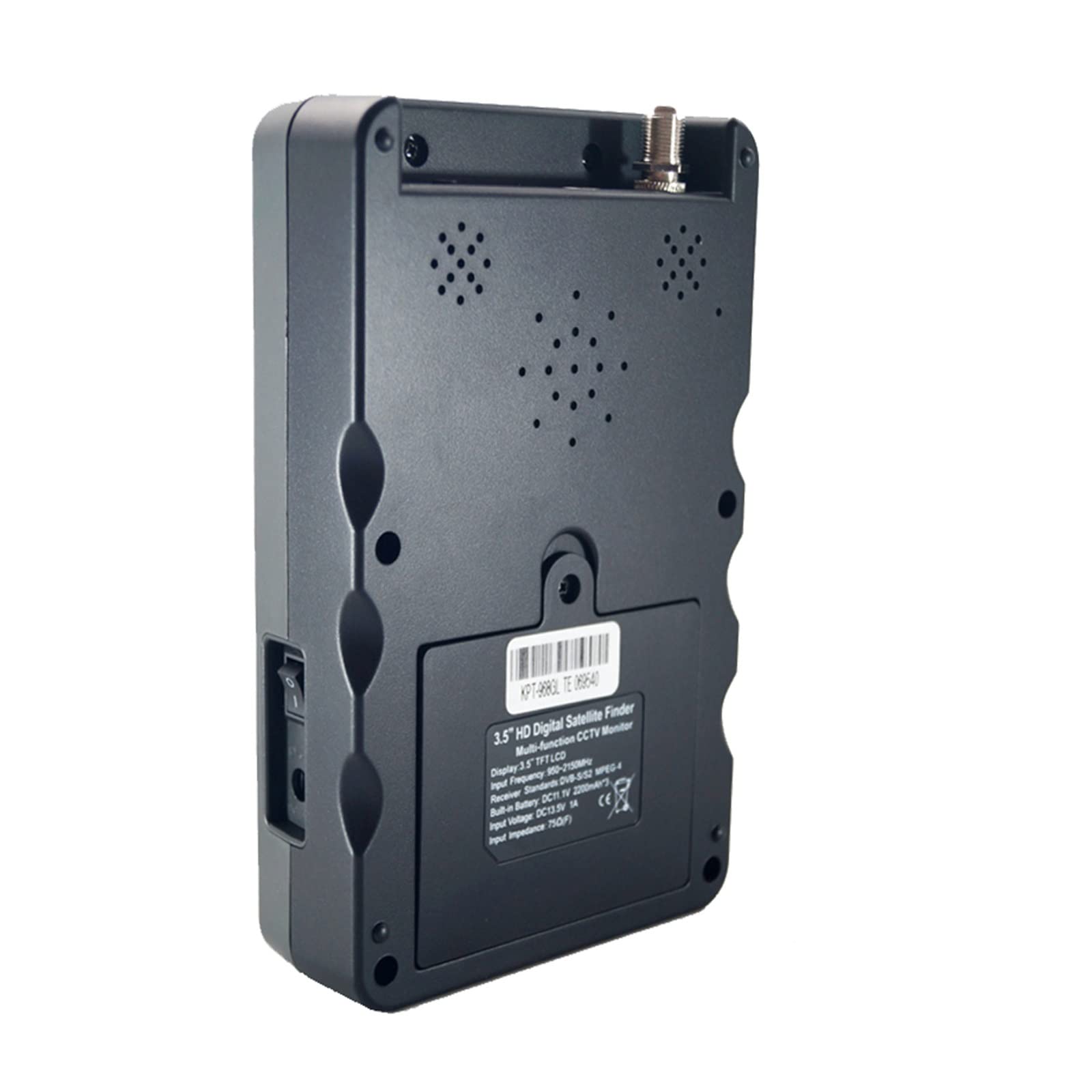 Medidor de Intensidad de señal de TV, KPT-968HD DVB-S2 Buscador de satélite Full HD Digital Satellite TV Receptor Finder Meter MPEG-4 HD DVB-S2 + HEVC H2.65 4K Finder AVS +,Buscador de satélites