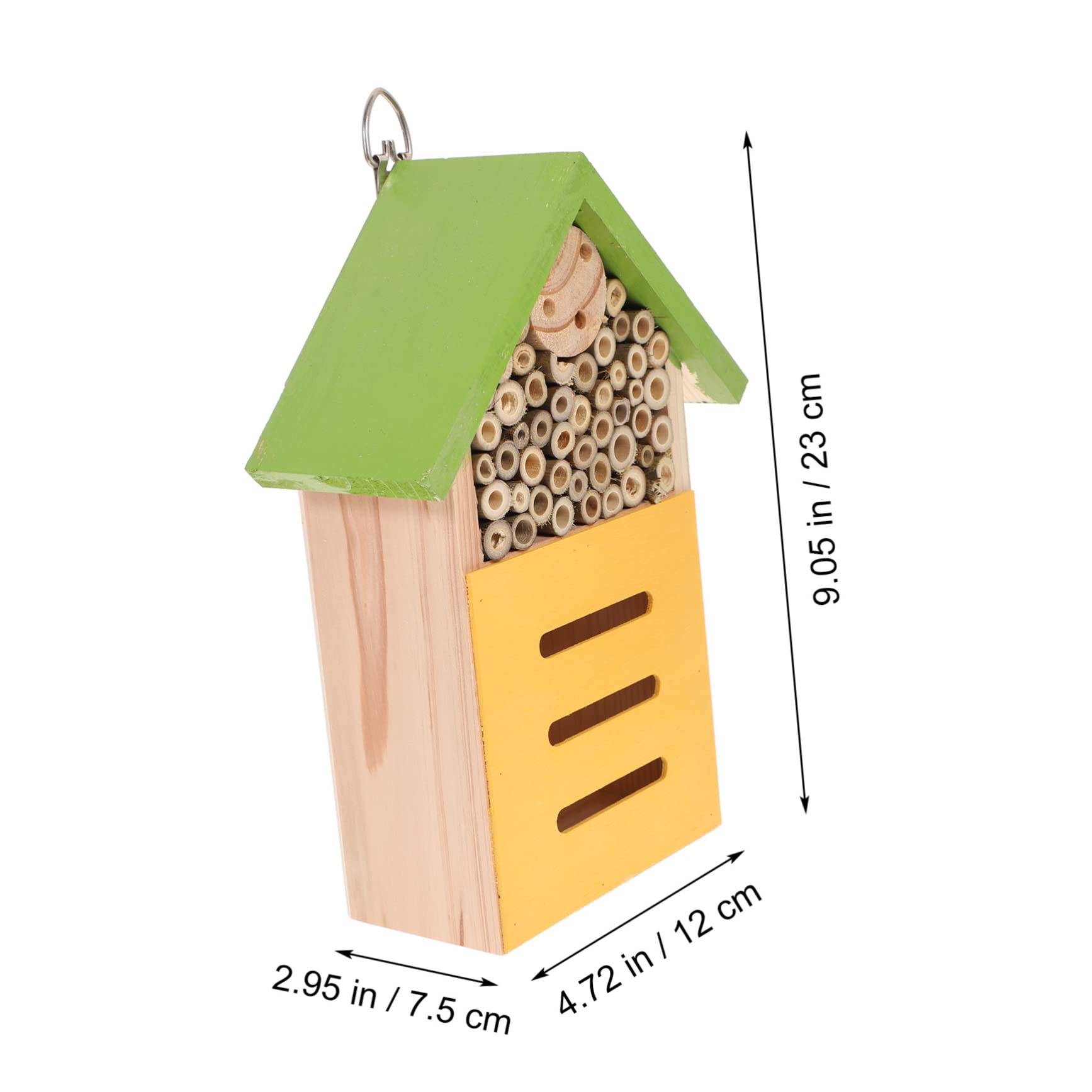Casetta in Legno per Insetti Rifugio per Api e Ladybird Habitat Decorativo da Giardino per Allevamento di Insetti Benefici