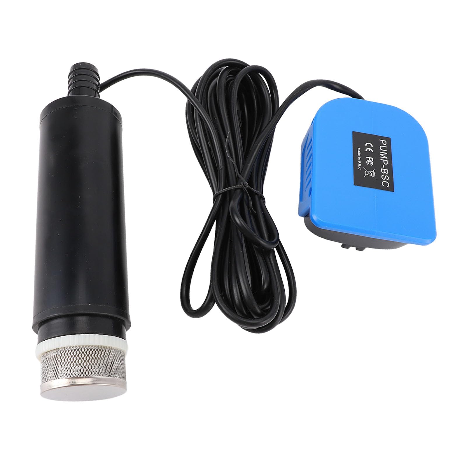 Walfront Mini Bomba de Agua, Bomba Sumergible Portátil 500 GPH para | Material ABS, Elevación Máxima de 16 Pies, Filtro de Sedimentos, para Piscina, Estanque y Drenaje de Jardín