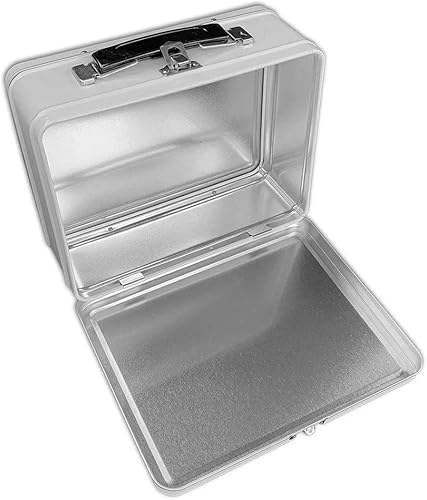 Miniatura 3 de Hágalo usted mismo - Lonchera blanca mediana para almacenamiento, manualidades y actividades divertidas para álbumes de recortes