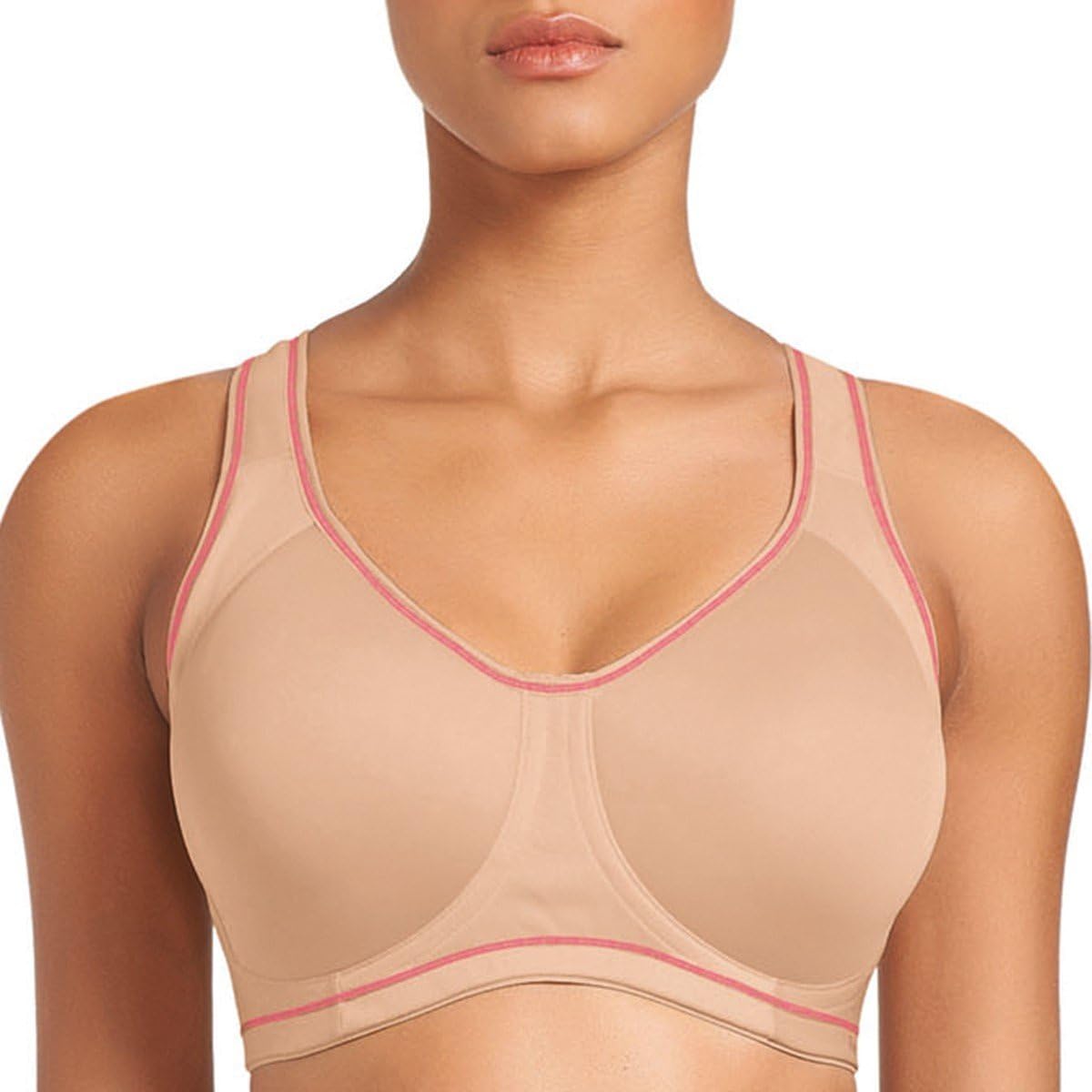 Freya Women's Full Coverage Active Underwire Molded Sports Bra, Beige (Nude), 32GG