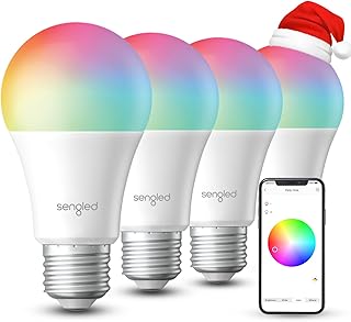 Sengled Dual Mode Smart Light Bulbs with Remote & App Control, Color Changing Light Bulbs, RGBW LED Light Bulbs 2700K-6500...