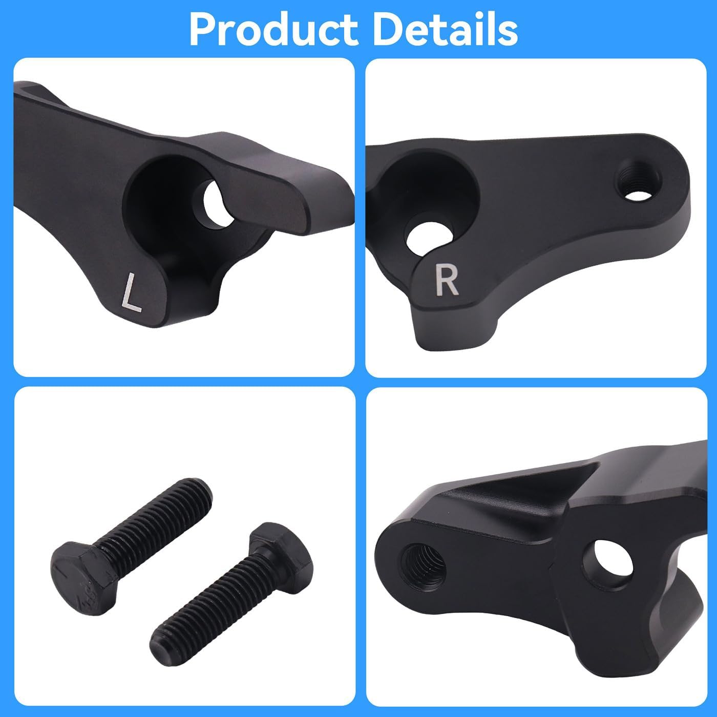 2-Inch Lowering Blocks Kit – Compatible with 2009-2025 Harley Touring & Street Glide Rear Suspension