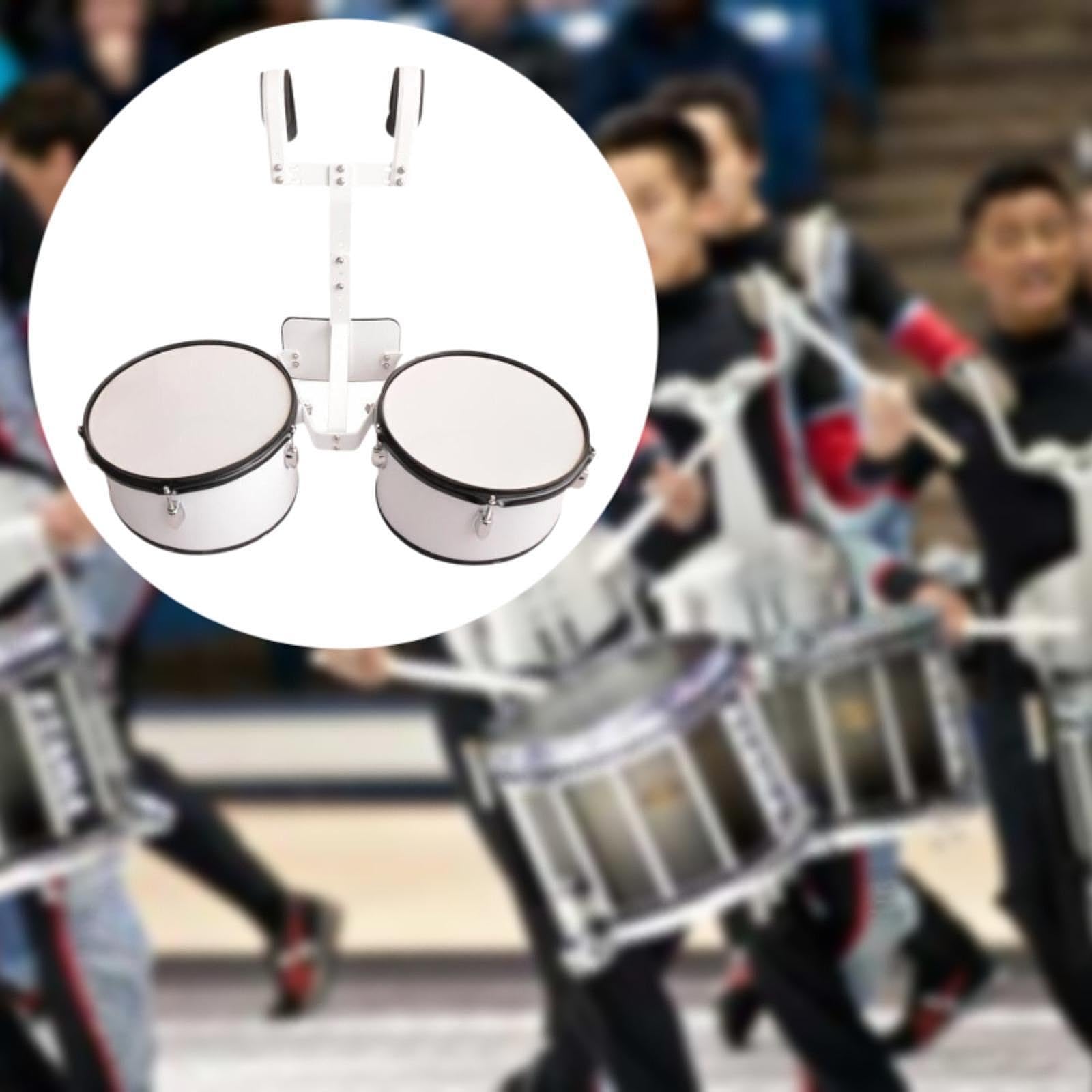 Garende Marching Drum Set with Multiple Tones for Kids and Adults, Ideal for Parties and Learning, Double drums