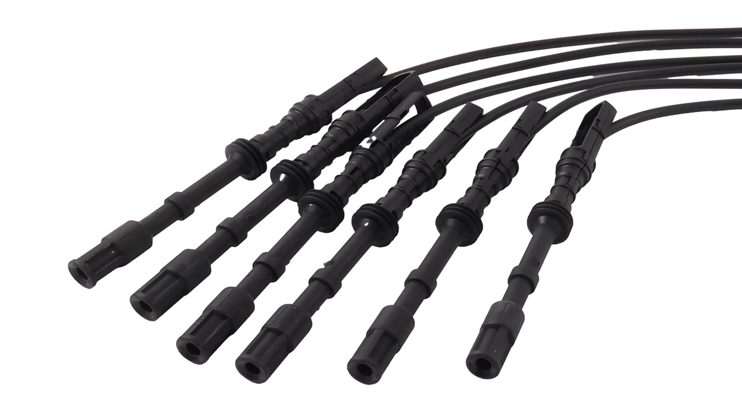 6X Ignition Spark Plug Wires Compatible with Volkswagen Golf Jetta V6 2.8L 1999-2002 7MM