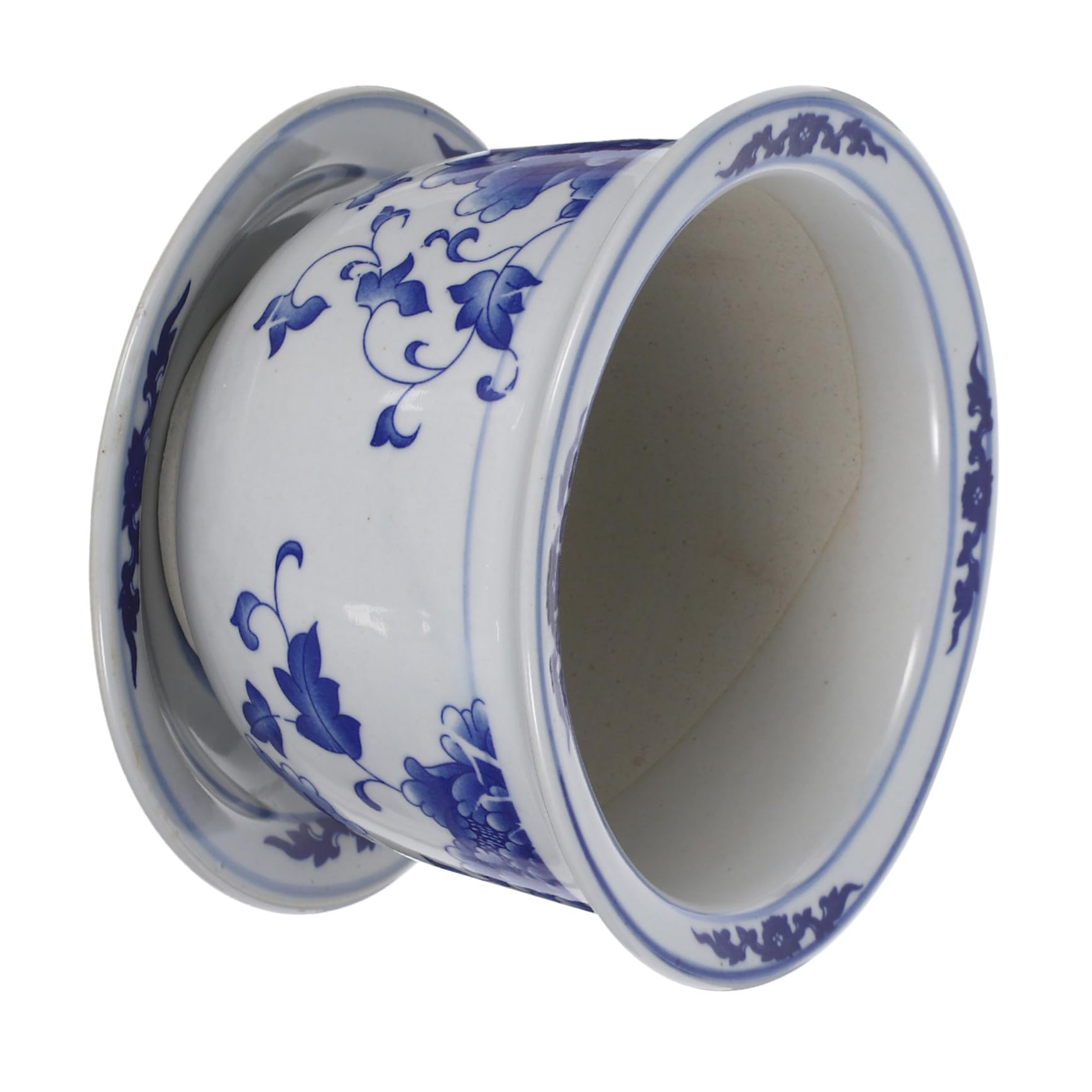 Ceramicznych Doniczek z Podstawką Vintage Donica z Otworami Drenażowymi Solidny Ceramiczny Pojemnik Sukulenty i Rośliny Doniczkowe Do Wnętrz Dekoracja Ogrodu i Balkonu