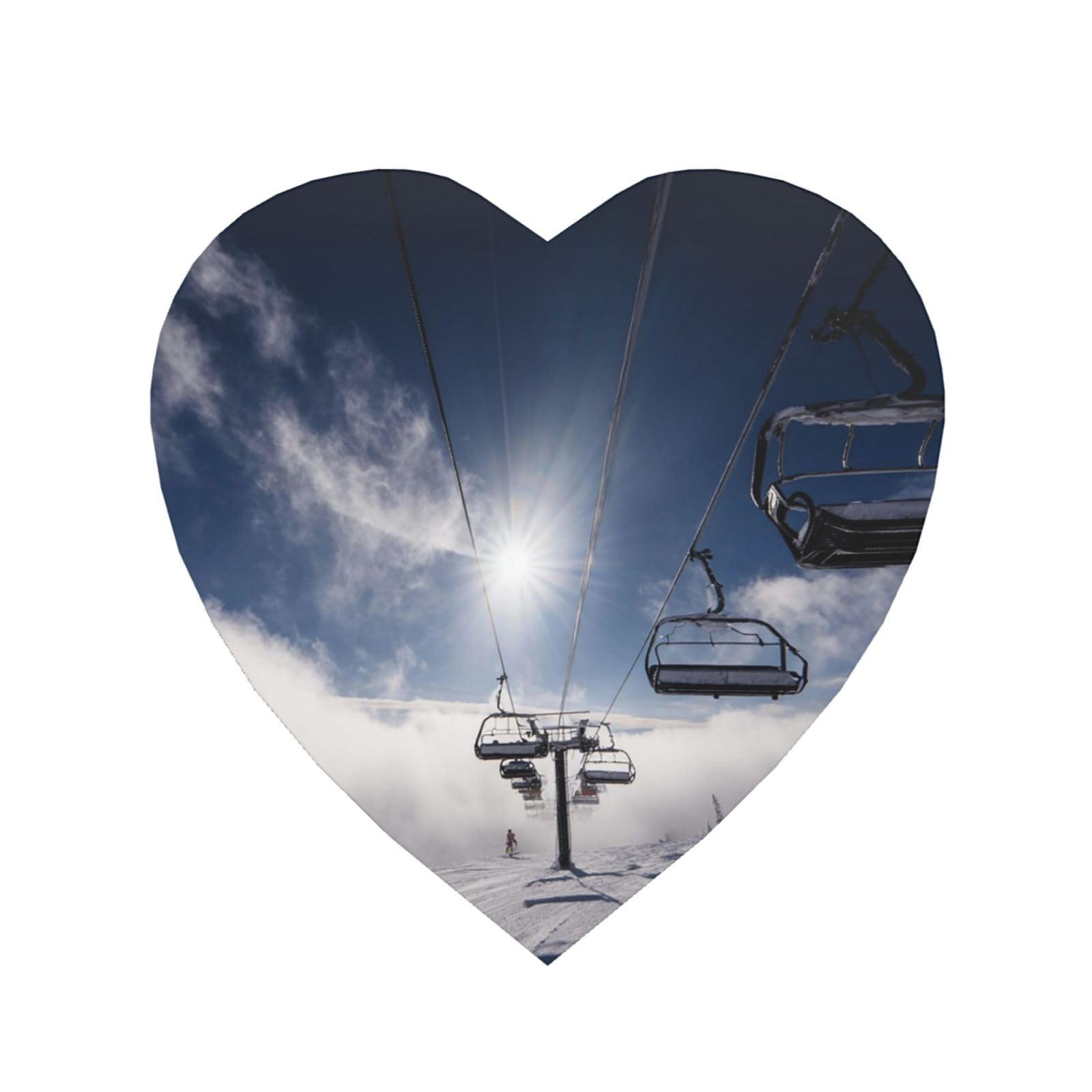 Fridge Magnets Waterproof Personalized Magnets for Fridge Ski Lift at Sunshine Refrigerator Magnets Home Decoration Magnetic Sticker for Locker Accessories Whiteboard Kitchen Office Decor