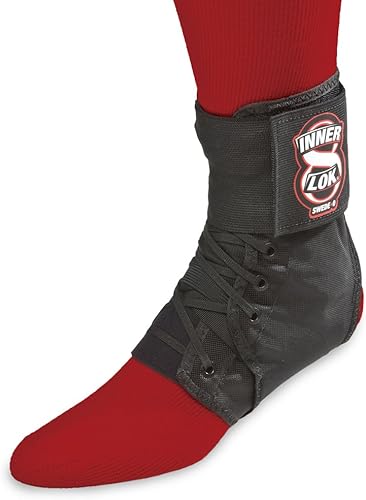 Swede-O Inner Lok Tobillera, color negro, talla M