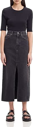 Levi's Slit Front Skirt Femme