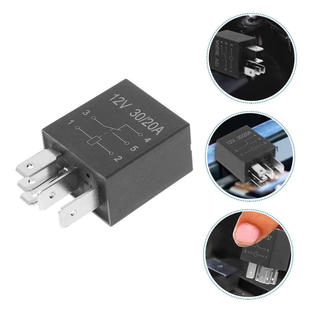 ULTECHNOVO 15piezas Relé Automotriz De Relé De Pines Para Vehículos Conductor y Compacto Materiales Accesorio Esencial Para Camiones y Automóviles