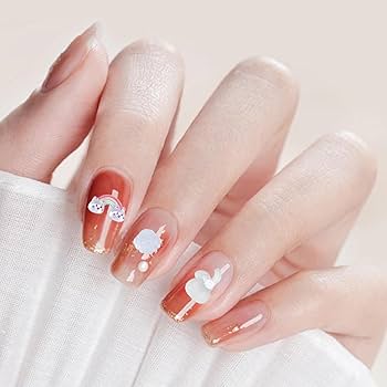 Amazon | ネイルパーツ 200個セット 3D立体 リボン うさぎ クマ