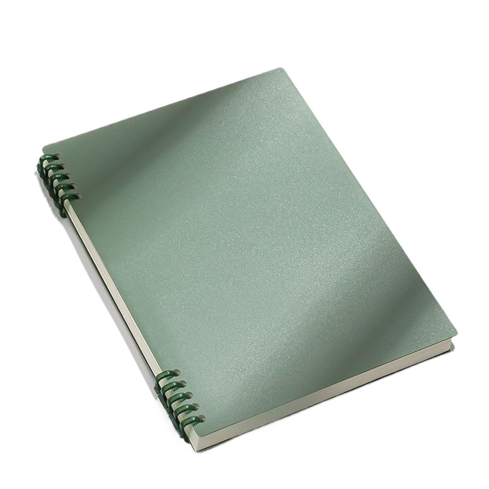 Cuaderno Libreta Viajes Cuaderno De Hojas Sueltas B5 For Aula, Desmontable, Engrosado, Espiral, 26 Agujeros Lecturas Adultos(Grün)