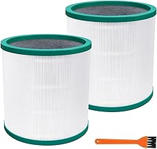 2 Pack Am11 True HEPA Replacement Filter,Tp01 Air purifier Compatible With Dyson Filter Replacement 360° HEPA and Activated Carbon TP02, TP03, BP01 Tower Air Purifier Compare to Part # 968126-03