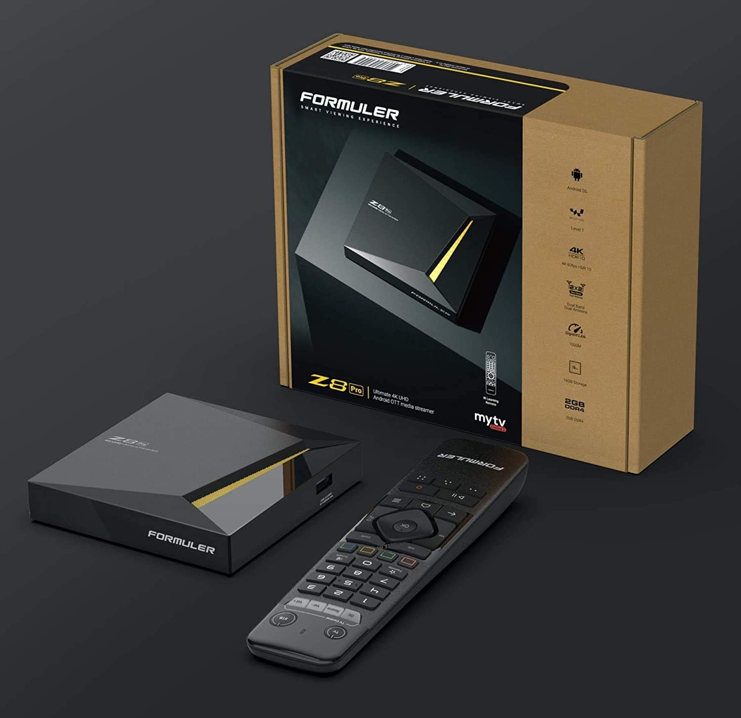 OFFICIAL UK MODEL Formuler Z8 PRO 4K UHD Ultimate Android OTT 5G TV Box with UK PLUG by FORMULER SALES UK