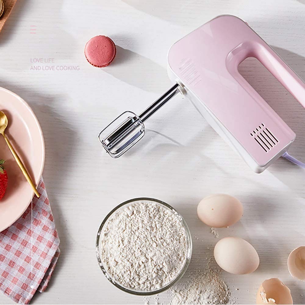Batidora de Mano, batidora de Huevos eléctrica - Máquina automática para el hogar Máquina para el Cabello Crema para el Cabello Ventilador para la Tapa de la Leche Mezclador de mas