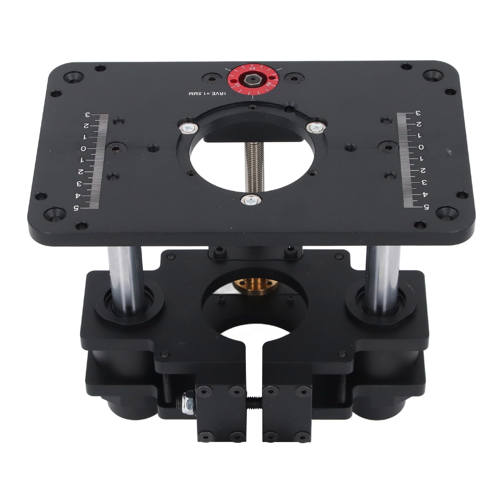 Generic di Sollevamento del Tavolo del Router Utensile Rotante Durevole in Lega di Alluminio per Progetti di Lavorazione del Legno Facile Regolazione Dell'altezza