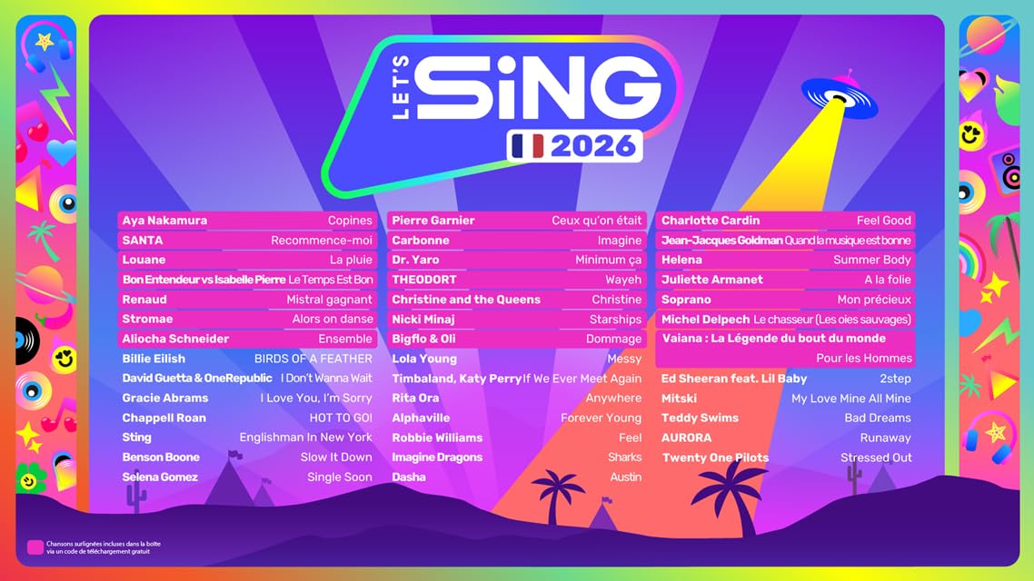 Let's sing 2026 +2 Mics (Switch)
