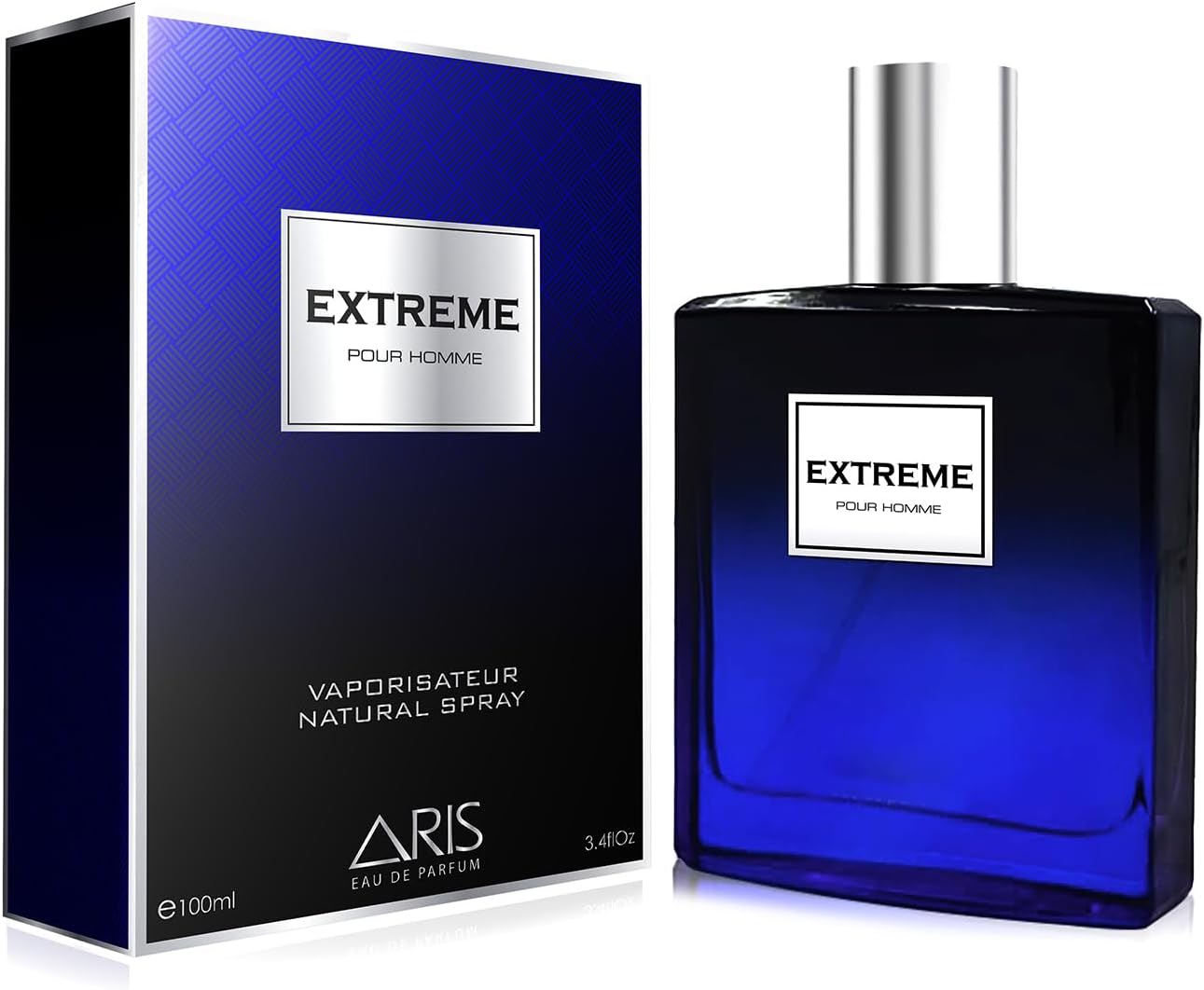 ARIS Extreme Eau de Parfum for Men – Long-Lasting Sandalwood and Musky Fragrance – 100ml Travel Size Cologne Spray – Men’s Perfume Comes with Extra 15ml Sample (Random Scent Included) – Ideal Gift