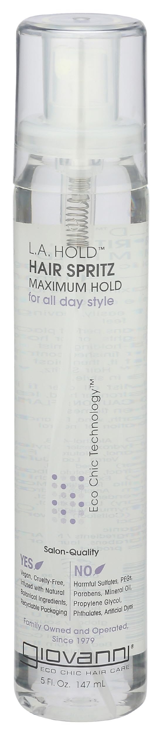 Giovanni Cosmetics L.A. Hold Styling Spritz 5 oz