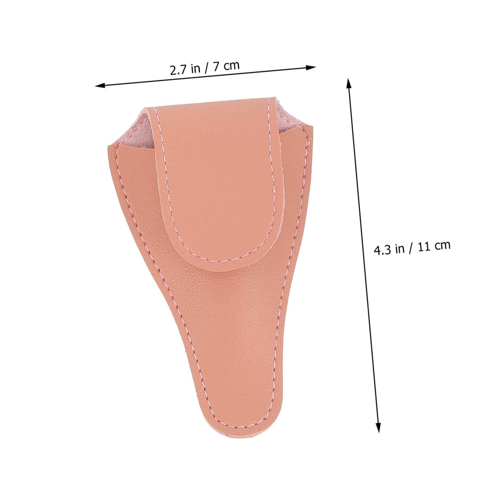 Beatifufu Scissor Pouch 5pcs Nail Care Cover Curved Holder Cuticle Kit for Nail Manicure