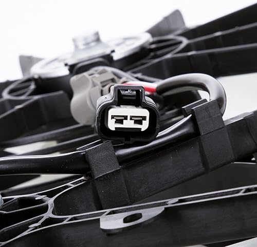 Miniatura 3 de TYC 620970 - Conjunto de ventilador de refrigeración compatible con Toyota Sienna 2004-2005, color negro