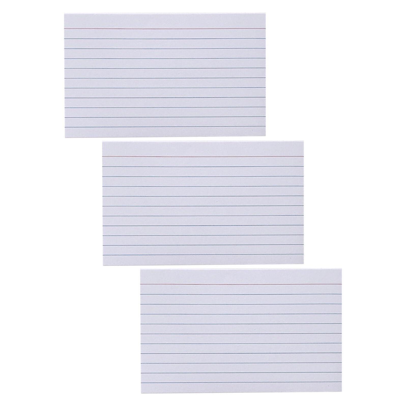 Alipis Liniert Doppelseitige Karteikarten 3X5 Zoll 600 Stück Ölbeständiges Papier Kleine Notizkarten für Schule Büro Lernen und Organisation