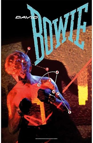 David Bowie Lets Dance - Póster textil (41.7 x 27.6 in) (multicolor)