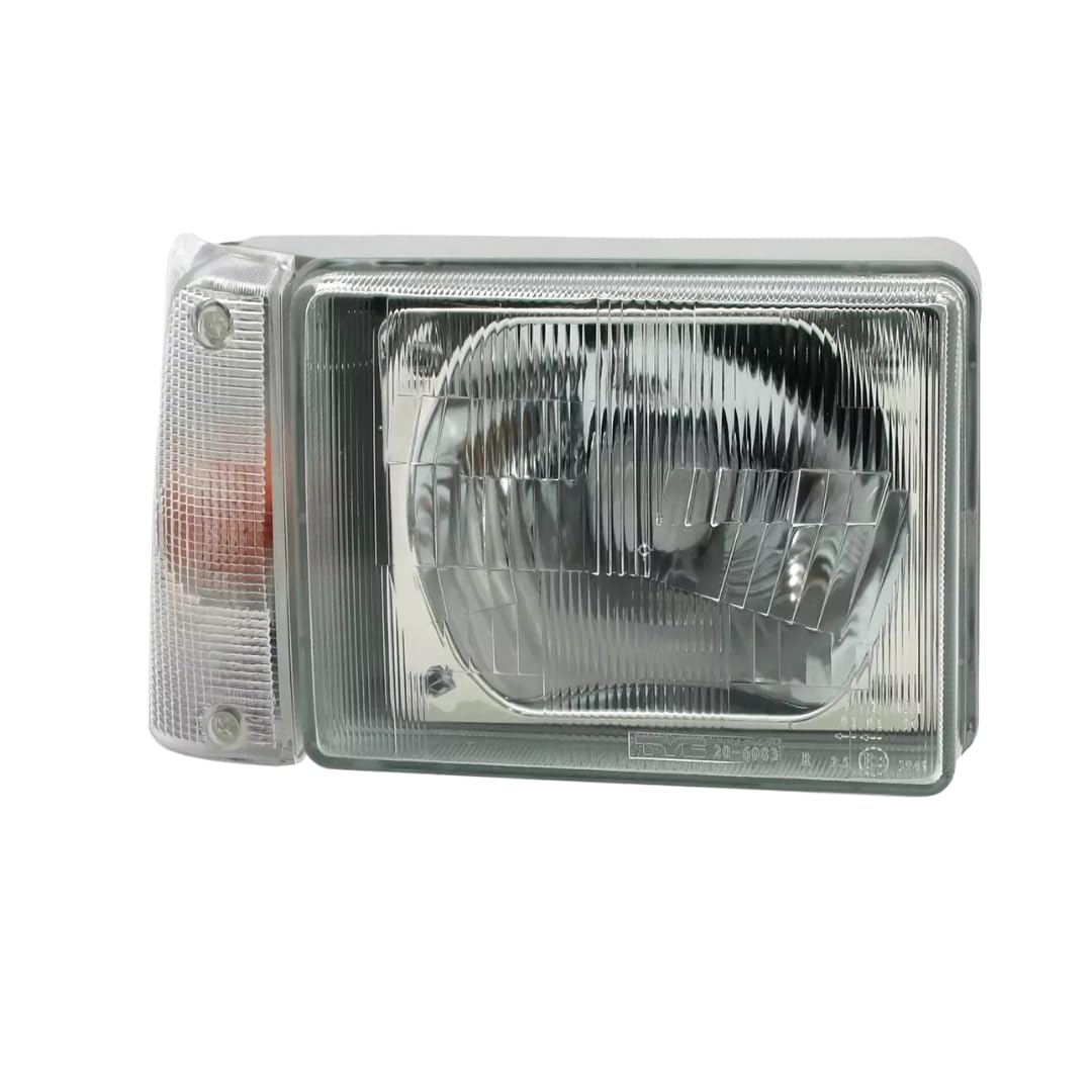 COPPIA FARO PROIETTORE DX-SX COMPATIBILE CON FIAT PANDA 750/900/1.0 ANNO 85>86>AL<02 BIANCO