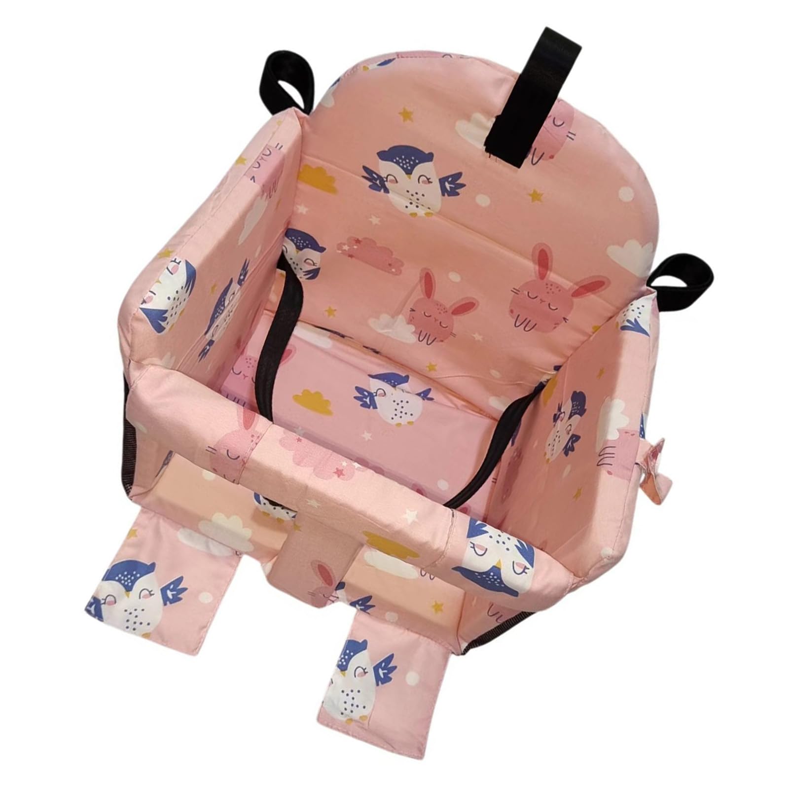 Portable Baby Shopping Cart Seat Cushion with Dense Padding Fit Most Standard Strollers and Restaurant Chairs Breathable Infant Seating Pad