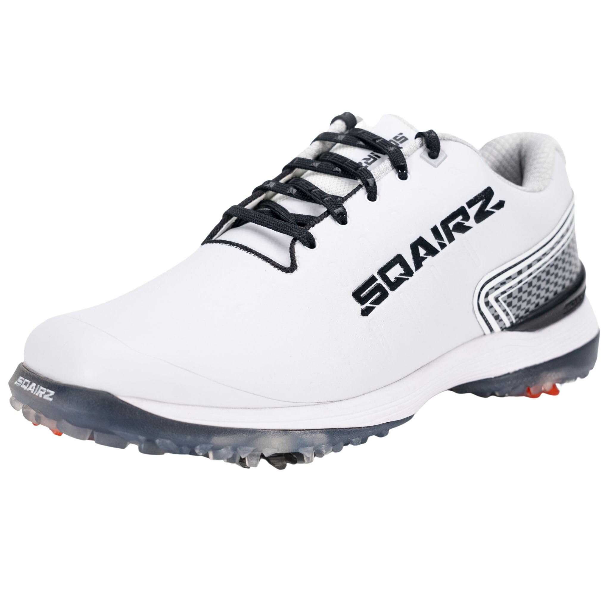 SQAIRZ Bold Men's Athletic Golf Shoes, New Golf Shoes, Designed for Balance & Performance, Replaceable Spikes, Waterproof, Golf Shoes Men with Spikes, Mens Golf Shoes, Golf Footwear