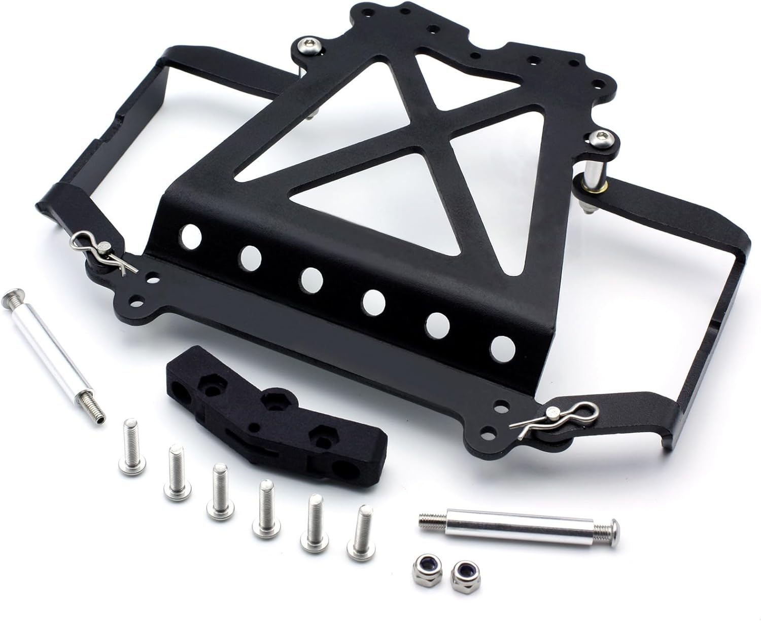 Aluminum Battery Holder for Tamiya CW01 Chassis Lunch Box/Midnight Pumpkin RC Car Replacement Upgrade Parts