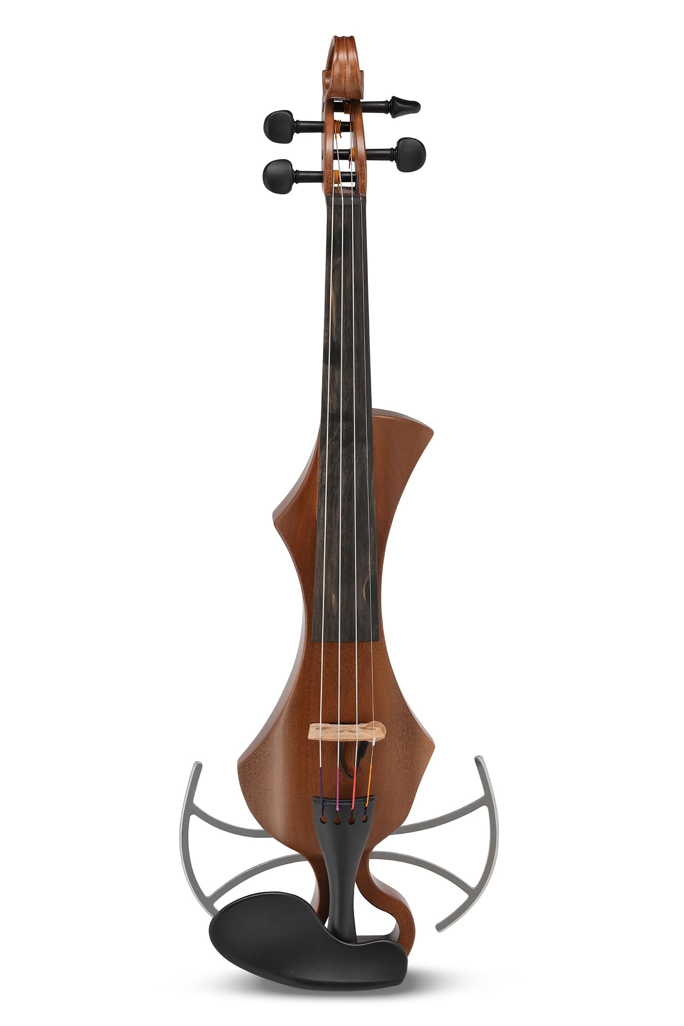 Violino elettrico GEWA, violino elettronico, Novita 3.0 3.0 oro-marrone con adattatore per poggiaspalla, 4 corde