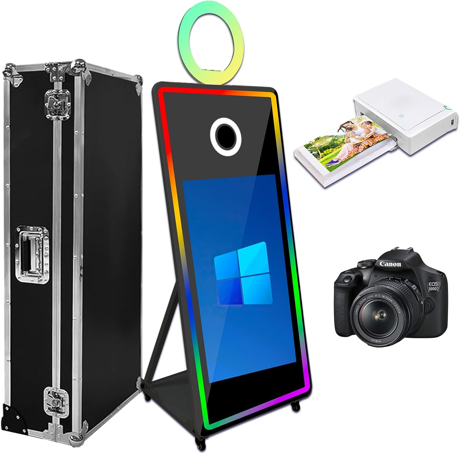 ZLPOWER Magic Mirror Photo Booth 21.5" Touch Screen Camera Selfie DSLR - View #14