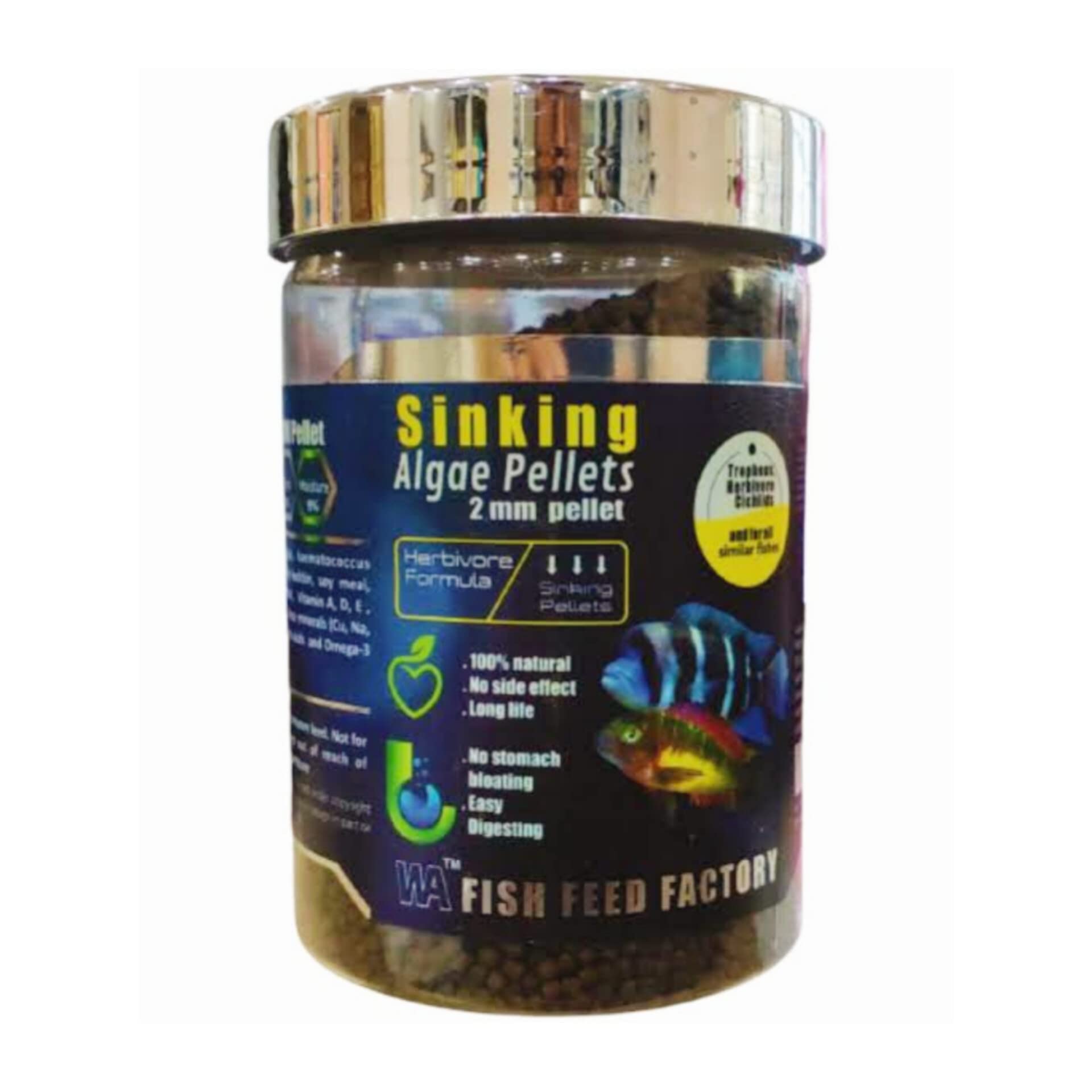 WA Sinking Algae Pellets, Pellet Size 2mm- 500ml (270g) | What The Fish (B0BZQ4SHJ5) Amazon Price History, Amazon Price Tracker
