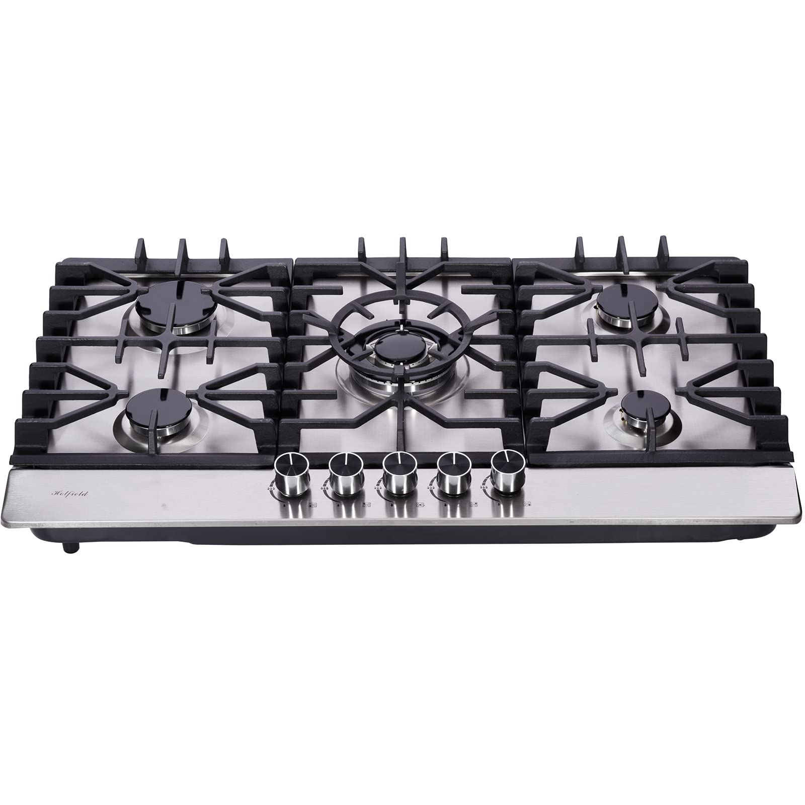 Buy Hotfield 34 Inch Cooktop Stainless Steel 5 Burners Stove top Dual