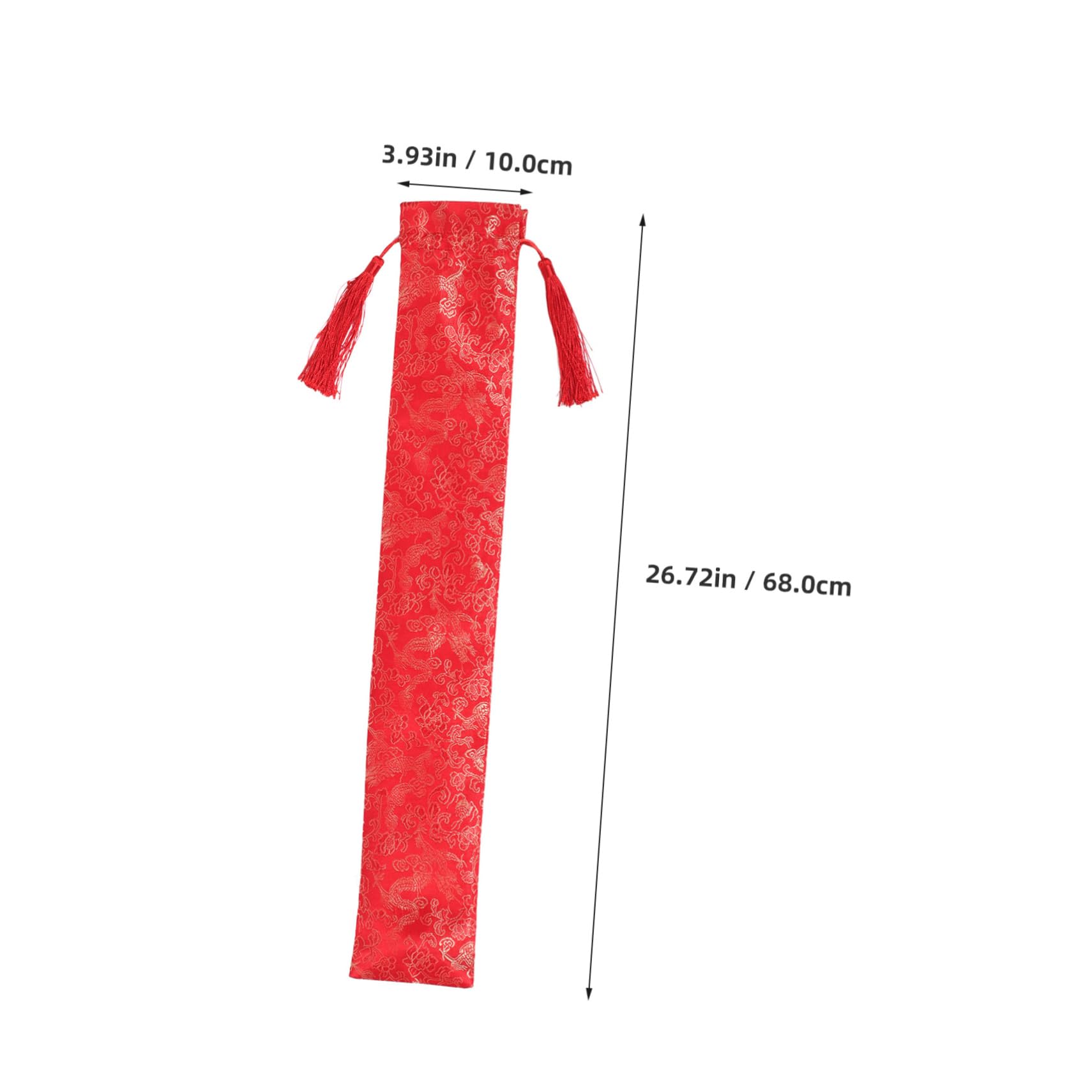 BCOATH Mahjong Rack Cover Sleeve Durable Cloth Protector for Mahjong Easy Maintenance and Portable Design for Travel and Home Use Dragon Pattern