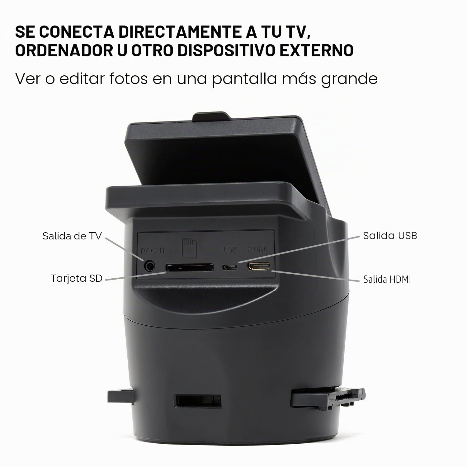 Kodak Digital Escáner de películas negativas para JPEG (35 mm, 126, 110, Super 8 y 8 mm)