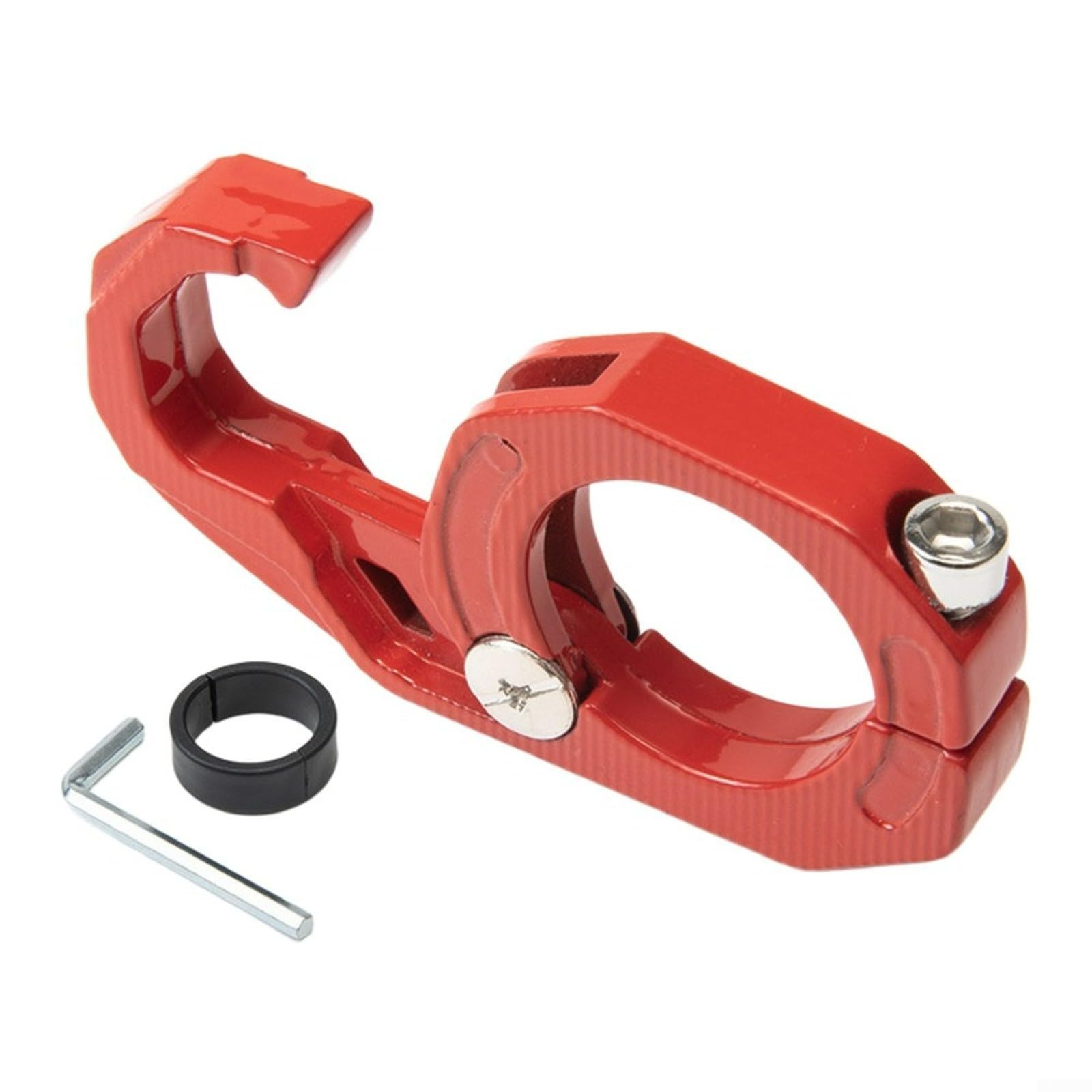 ONEMAJI Motorcycle Hook for Honda Adventure Model CRF1100L Africa Twin CB500X, Motorbikes Hanger Scooter Luggage Holder Cycle Cargo Catch Ebike Bags Mount Handle Grip Rack Storage,Red