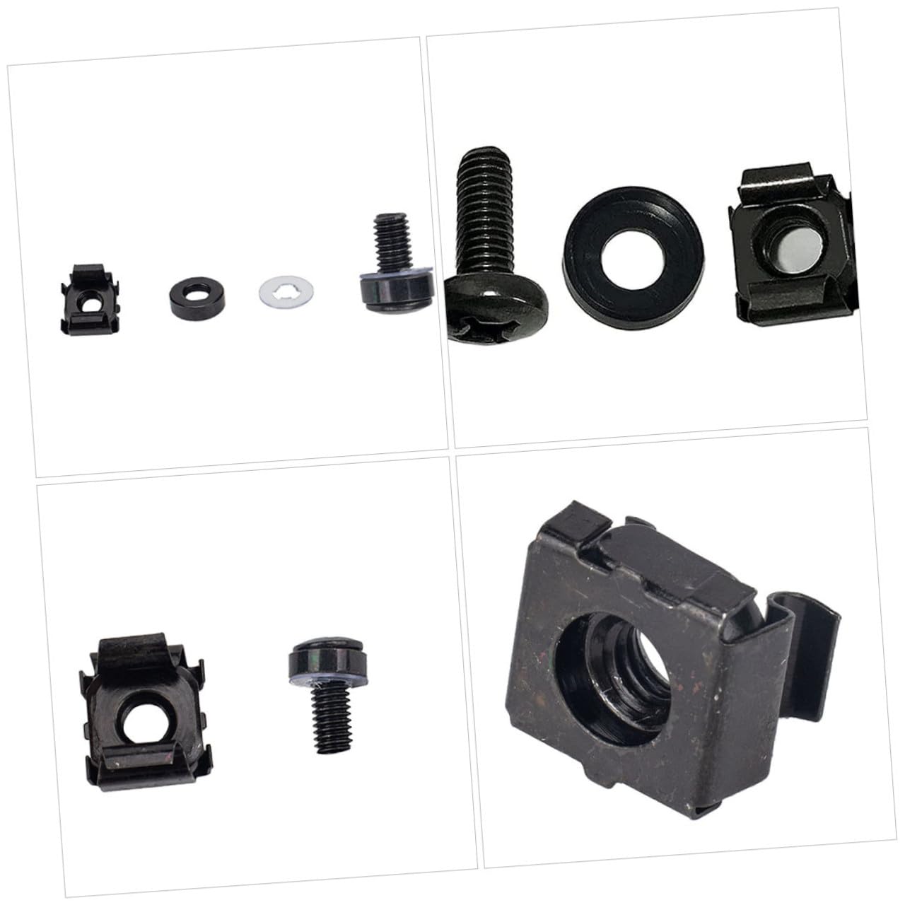 Homoyoyo 1 Set Tornillos Metálicos Pernos Prisioneros de Metal Tornillo para Armario Diseño Práctico para Almacenamiento Industrial
