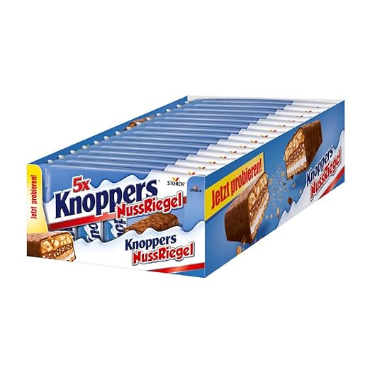 Storck Knoppers nut bars multipack, 5pack (5 x 200 g