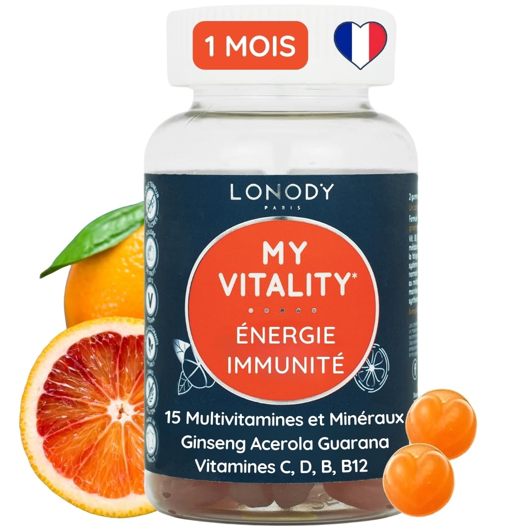 Gummies Multivitamines, Minéraux et Compléments - Vitalité Immunité Boost Energi