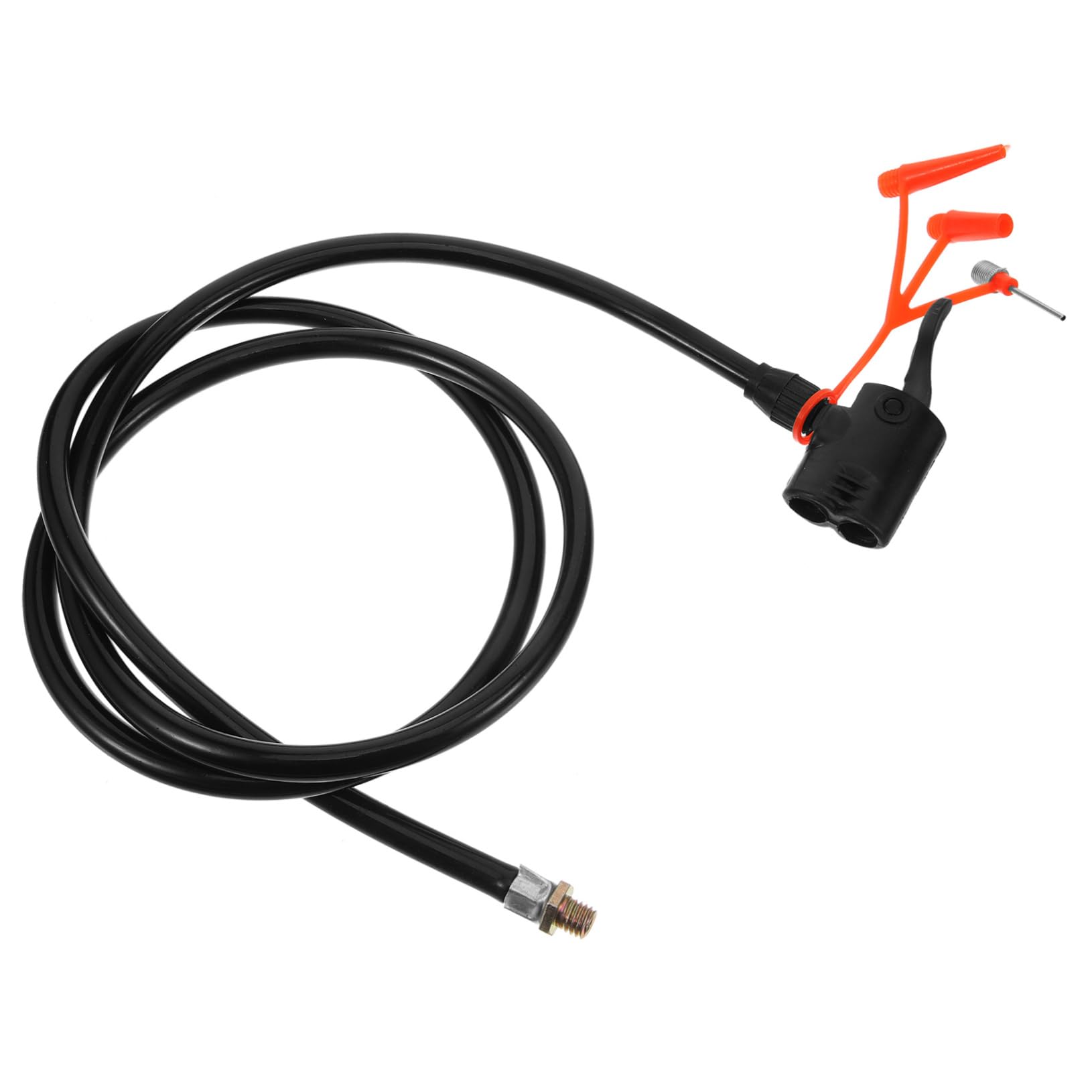 BRIGHTFUFU Inflator Hose Pump Bikes Reusable Hose Convenient Bike Inflation Pipe Bike Tool Inflating Hose Bike Pump Hose Bicycle Pump Hose Connect Pipe Metal Plastic Inflator
