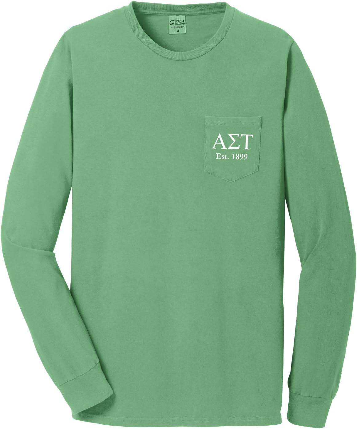 Alpha Sigma Tau Long Sleeve Pocket Tee