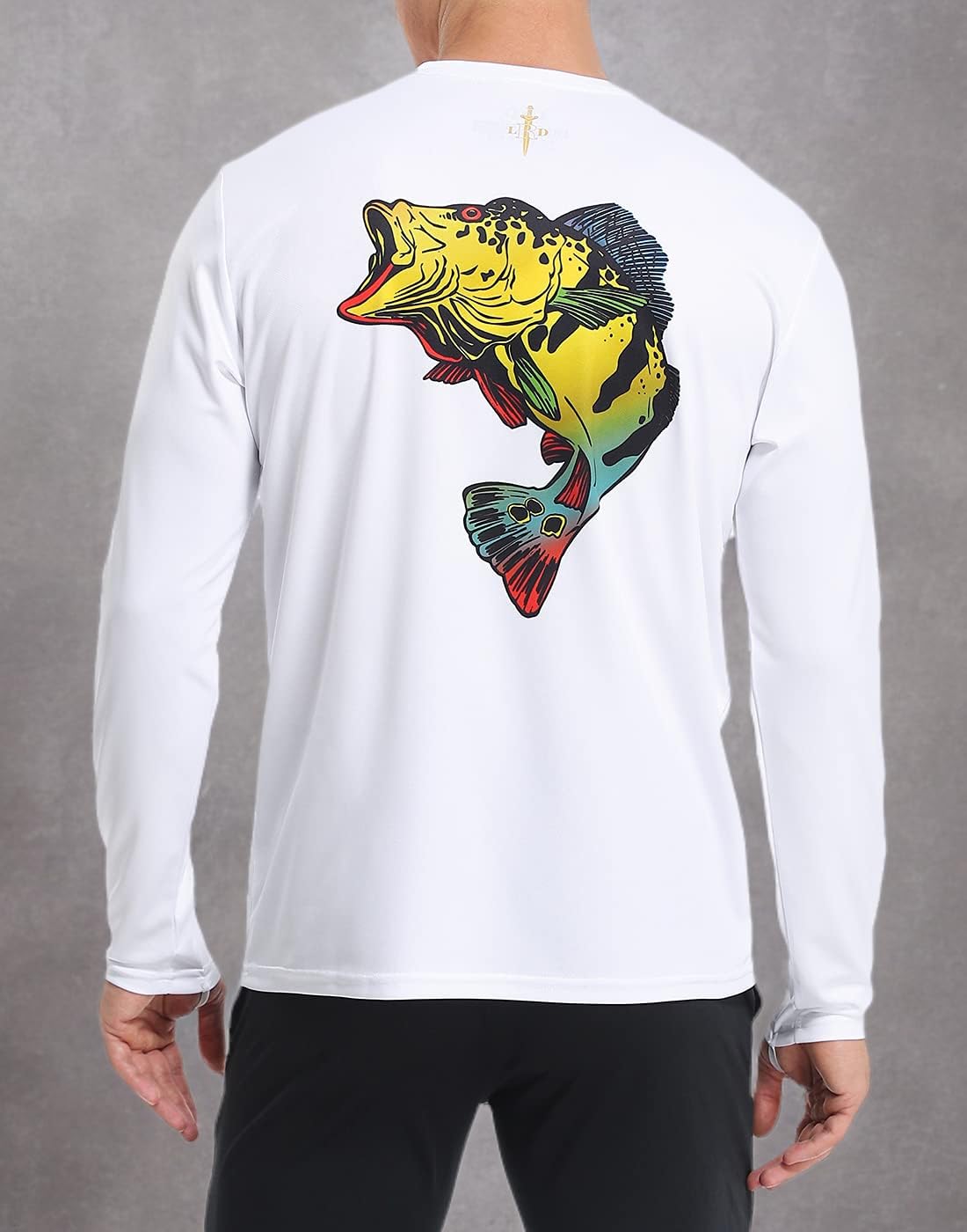 LRD Camisas de pesca para hombre de manga larga UPF 50 con protección solar