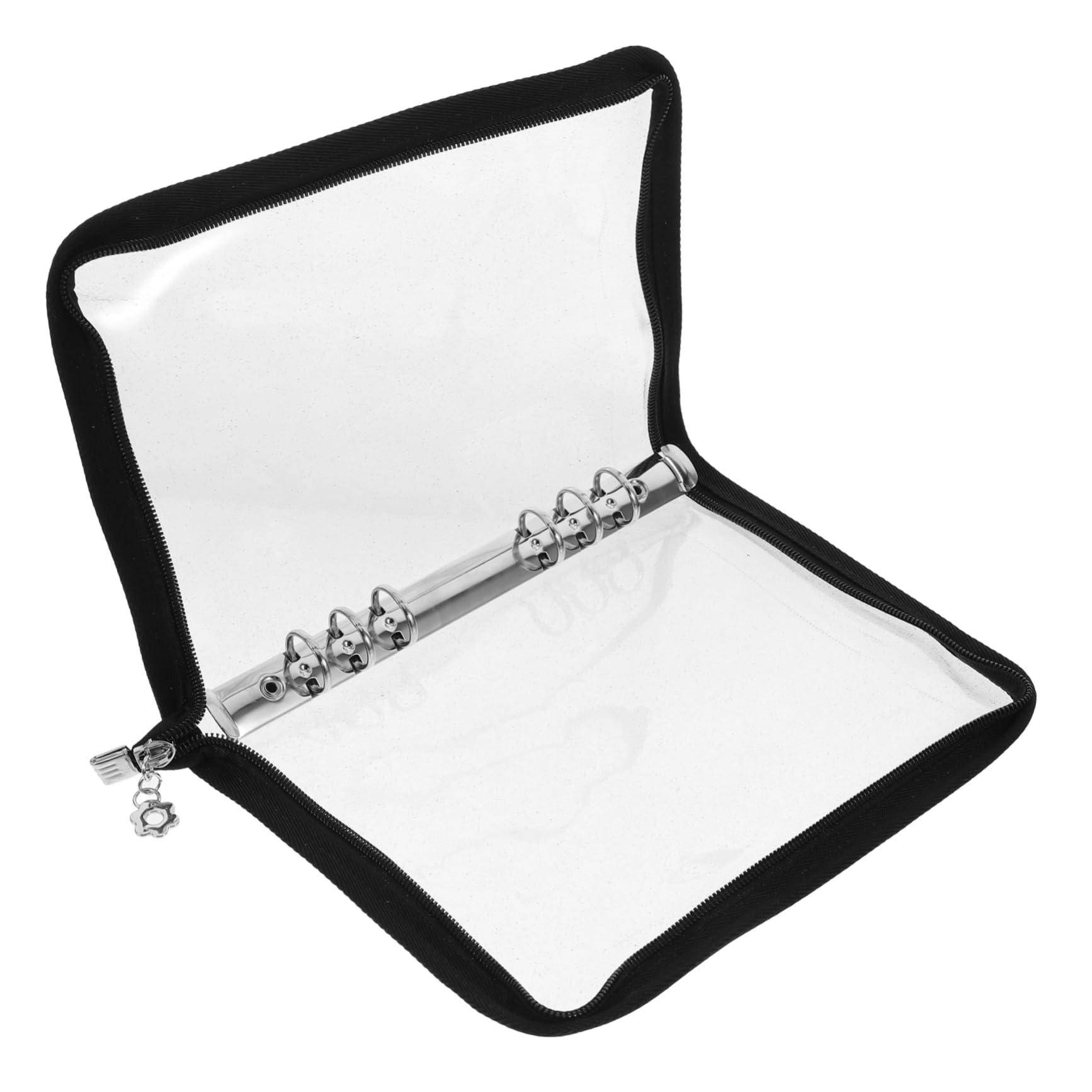 HOMSFOU Photo Album Binder Cover Clear Loose- Card Holder for Efficient Storage Portable and Lightweight Design for Organizing Photos and Notes