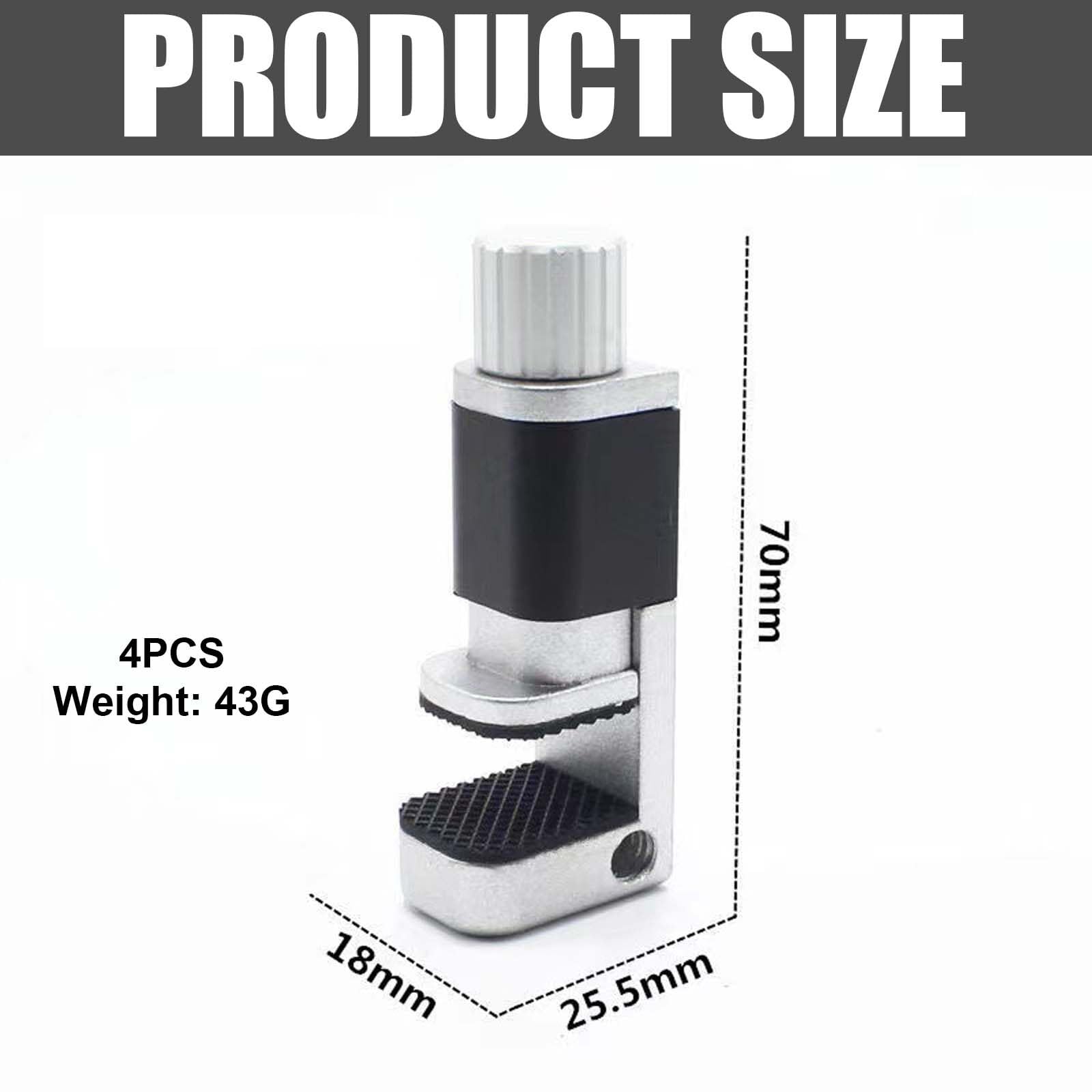 Pinces De Maintien Pour écran LCD - Lot De 4, Aluminium Réglable, Ouverture 15 Mm, Réparation Smartphone/tablette - 7